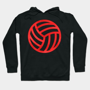 Volleyball Red Hoodie